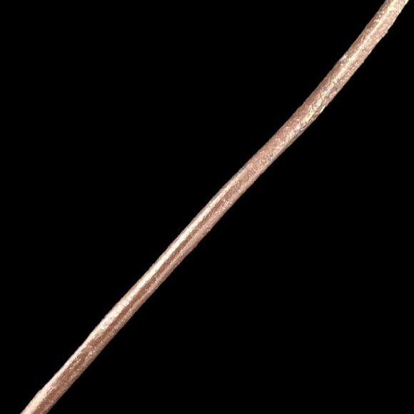 Monet Mother Of Pearl Tear Drop Pendant Leather Cord Lobster Claw Clasp 16" - Picture 5 of 7